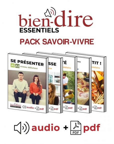 Pack Savoir-vivre Essentiels | 5 guides audio téléchargeables