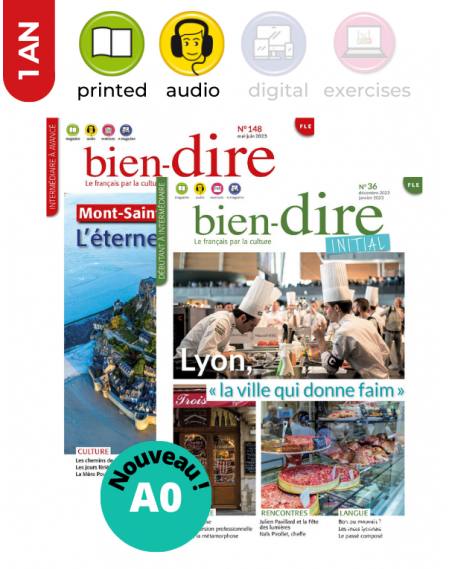 1 year - Bien-dire & Bien-dire Initial with audio