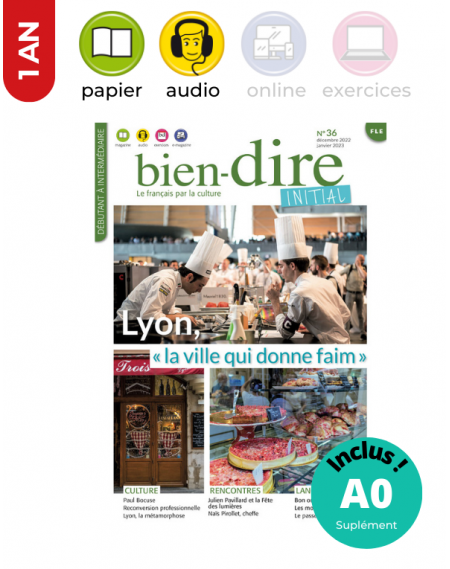 1 year | Bien-dire Initial + audio | A0 Special Edition