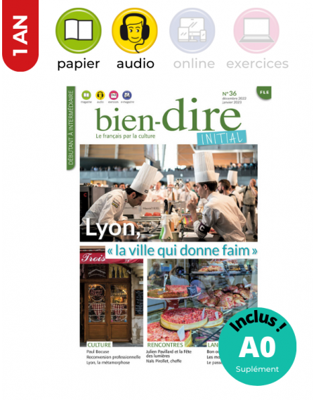 1 an | Bien-dire Initial + audio | Supp A0